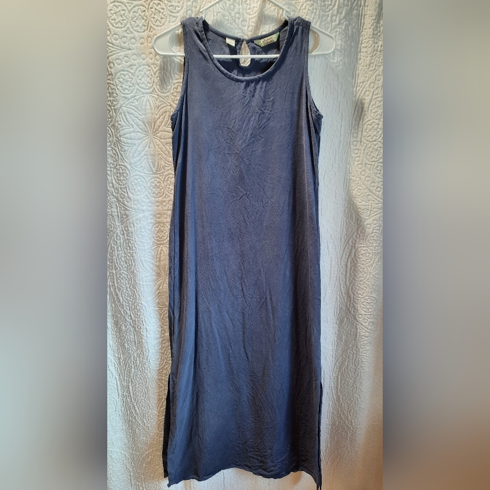 Women’s Sleeveless Maxi Dress - Blue